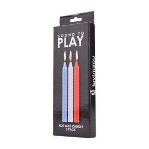 Bound to Play. Hot Wax Candles (3 Pack) 6 n12142 bound to play hot wax candles 3 pack pkg 2