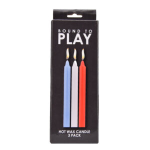 Bound to Play. Hot Wax Candles (3 Pack) 4 n12142 bound to play hot wax candles 3 pack pkg