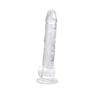 Loving Joy 11 Inch Dildo with Balls Clear 5 n12189 loving joy 11 inch dildo with balls clear 3