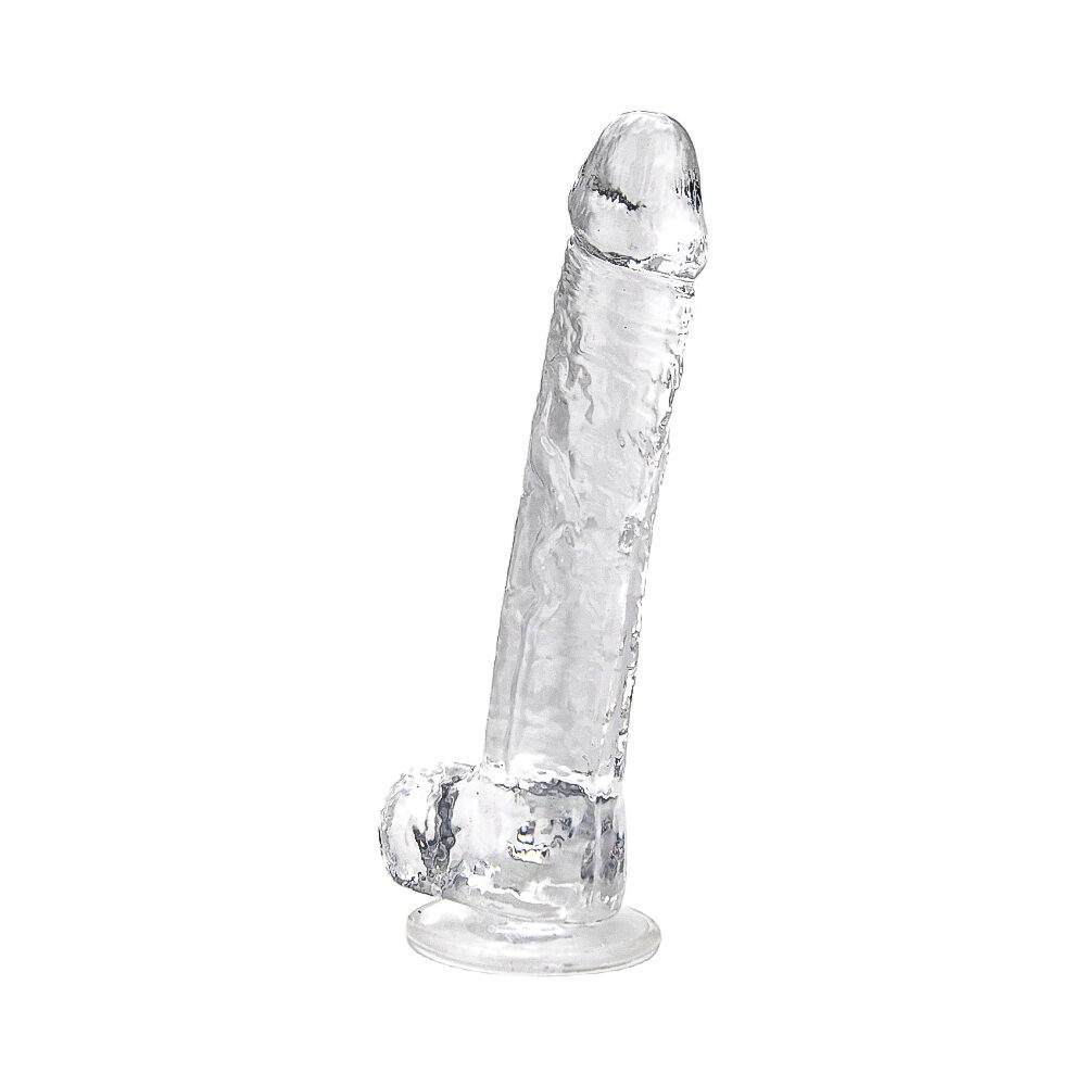 n12189-loving-joy-11-inch-dildo-with-balls-clear-4 n12189 loving joy 11 inch dildo with balls clear 4