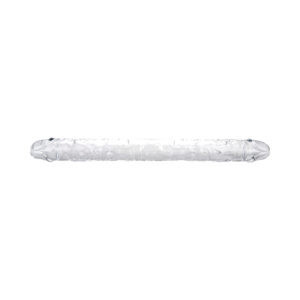 n12191 loving joy 18 inch double ended dildo clear
