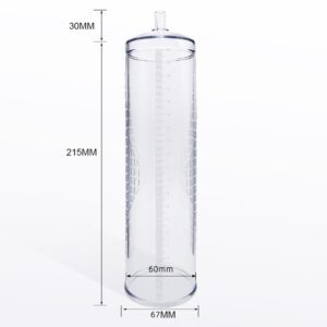 rev pump cylinder size information