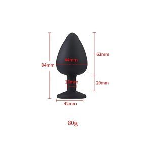black silicone large