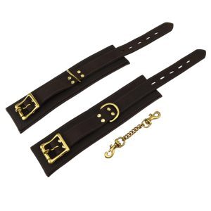 BOUND Nubuck Leather Wrist Restraints 7 n10094 bound leather wrist bondage cuffs 5