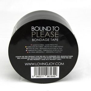 Bound to Please Bondage Tape Black 3 n10627 bound to please bondage tape 2