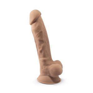 n11003 silexd 7inch realistic silicone dual density dildo wsuctioncup balls 2 1