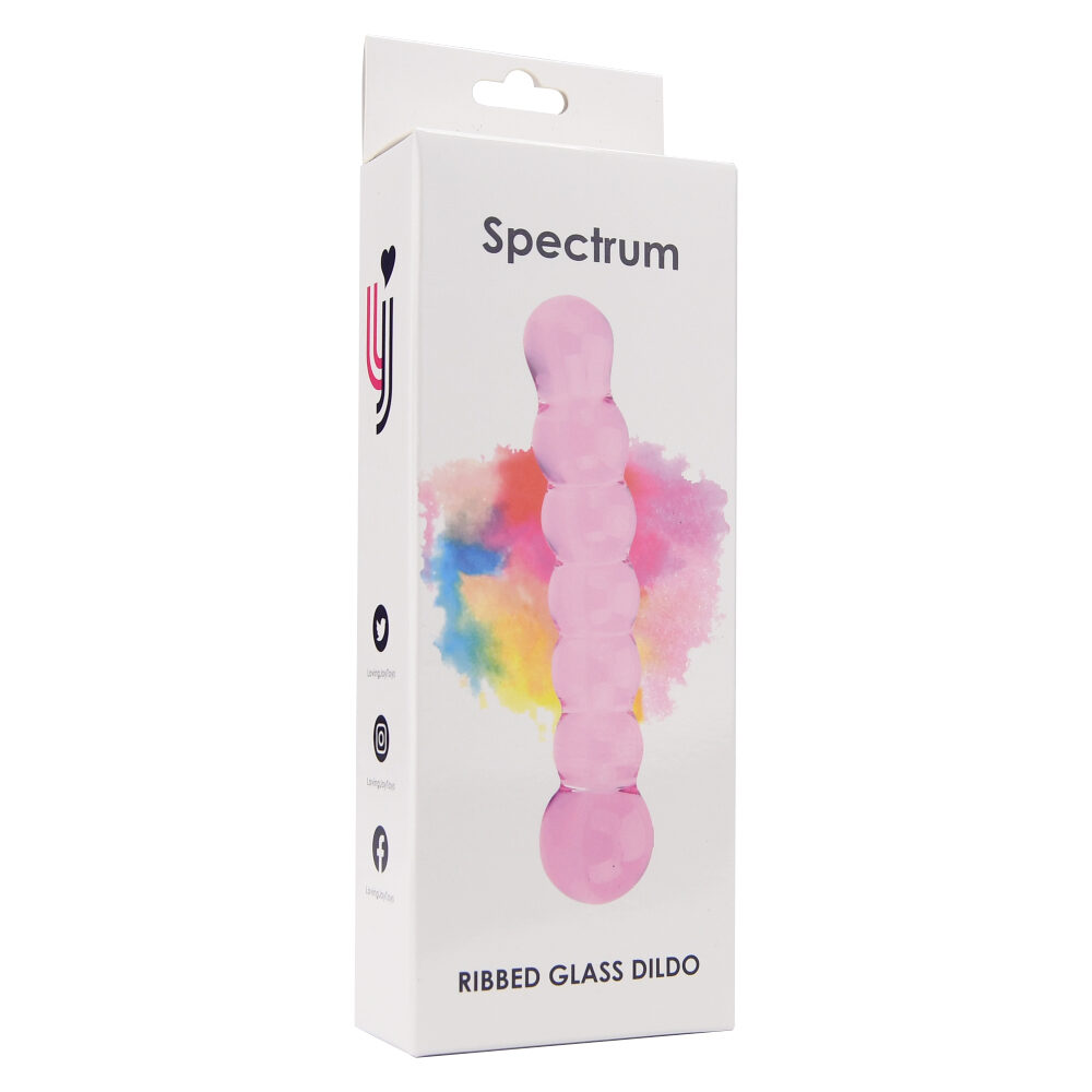 n11032-spectrum-ribbed-glass-dildo-new-2-pkg n11032 spectrum ribbed glass dildo new 2 pkg