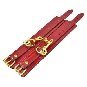 n11405 bound to please red wrist cuffs 1 1