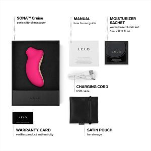 LELO SONA Cruise Clitoral Massager Cerise 10 n11599 lelo sona cruise cerise 9