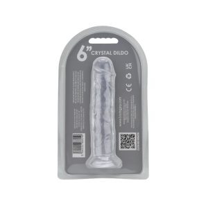 Loving Joy 6 Inch Suction Cup Dildo Clear 7 n12304 loving joy 6 inch suction cup dildo clear pkg bk