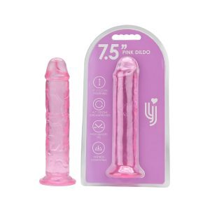 n12305 loving joy 7 5 inch suction cup dildo pink duo