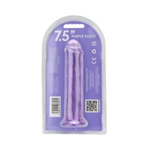 Loving Joy 7.5 Inch Suction Cup Dildo Purple 8 n12306 loving joy 7 5 inch suction cup dildo purple pkg bk