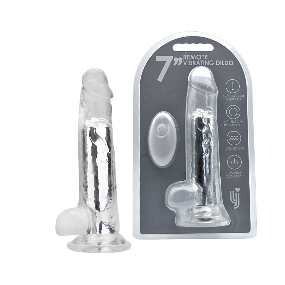 n12467-loving-joy-7-inch-remote-vibrating-dildo-duo n12467 loving joy 7 inch remote vibrating dildo duo
