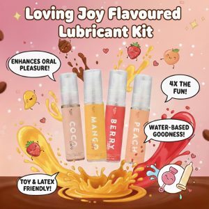 n12622 loving joy flavoured lubricant set 4 pack 10