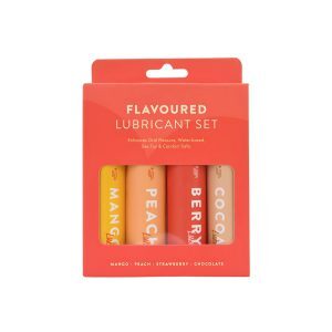 n12622 loving joy flavoured lubricant set 4 pack pkg