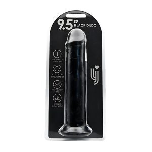 Loving Joy 9.5 Inch Suction Cup Dildo Black 5 n12626 loving joy 9 5 inch suction cup dildo black 4