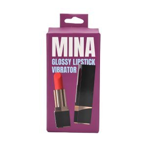 n12634 mina glossy lipstick vibrator pkg