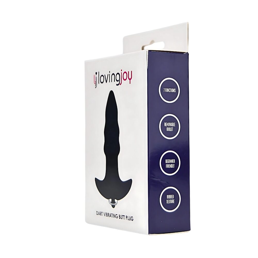 n12728-loving-joy-dart-7-function-vibrating-butt-plug-pkg-1 n12728 loving joy dart 7 function vibrating butt plug pkg 1