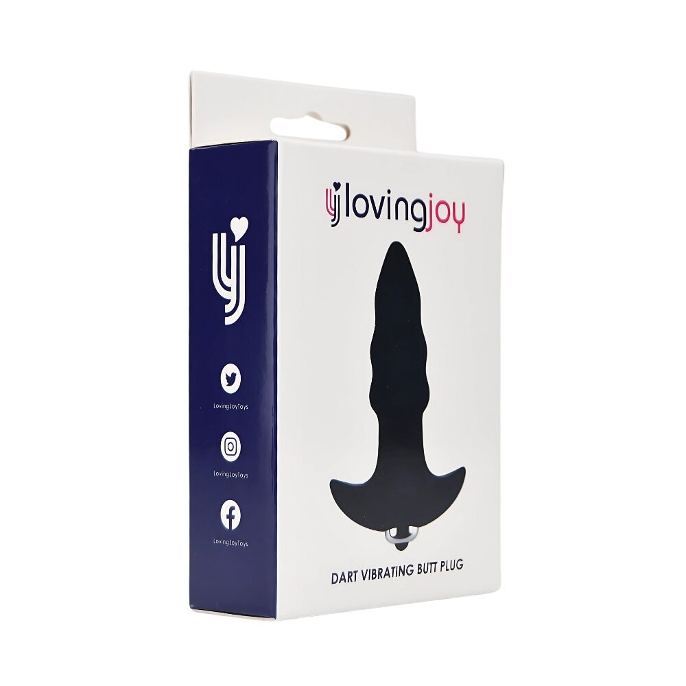 n12728-loving-joy-dart-7-function-vibrating-butt-plug-pkg-2 n12728 loving joy dart 7 function vibrating butt plug pkg 2
