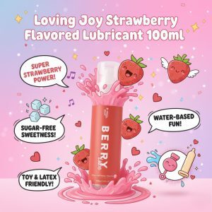 Loving Joy Strawberry Flavoured Lubricant 100ml 4 n12732 loving joy strawberry lubricant 100ml 8
