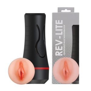 n12801 rev lite squeezeable male masturbator both