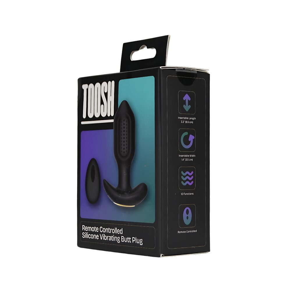 n12803-toosh-remote-controlled-silcione-vibrating-butt-plug-pkg-1 n12803 toosh remote controlled silcione vibrating butt plug pkg 1