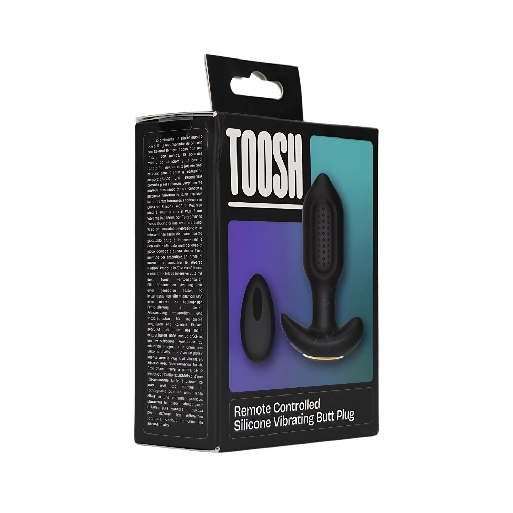 n12803-toosh-remote-controlled-silcione-vibrating-butt-plug-pkg-2 n12803 toosh remote controlled silcione vibrating butt plug pkg 2