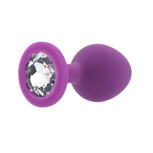 n12809 toosh purple silicone butt plug medium pkg 3