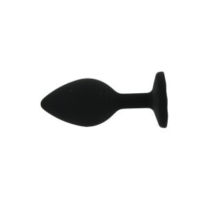n12811 toosh black silicone butt plug small 1