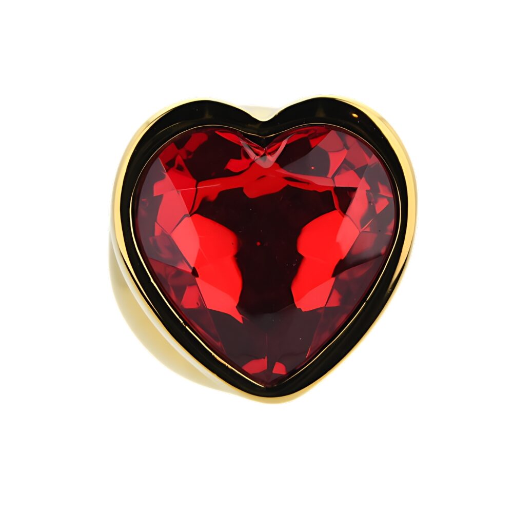 n12836-toosh-heart-shaped-gold-with-red-stone-medium-jewel n12836 toosh heart shaped gold with red stone medium jewel