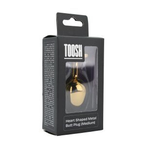 Toosh Heart Shaped Gold with Red Stone Medium 8 n12836 toosh heart shaped gold with red stone medium pkg 1