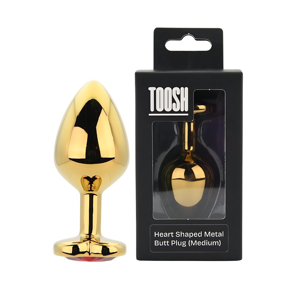 n12836-toosh-heart-shaped-gold-with-red-stone-medium-pkg-duo n12836 toosh heart shaped gold with red stone medium pkg duo