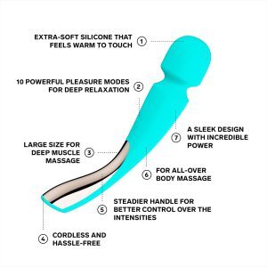 n12896 lelo smart wand2 large aqua 8