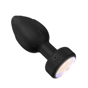 n12897 toosh remote controlled light up vibrating butt plug 2