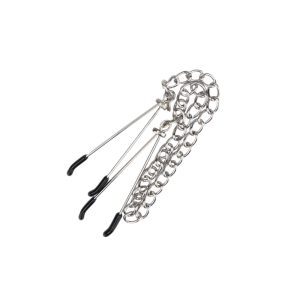 Bound to Please Nipple Clamps & Chain 4 n9381 bound to please nipple clamps chain 1