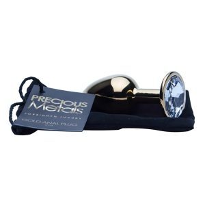 ns7102 precious metals gold anal plug small 2