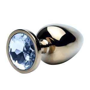 Precious Metals Gold Butt Plug-Large 3 ns7103 precious metals gold anal plug large 1 3 1