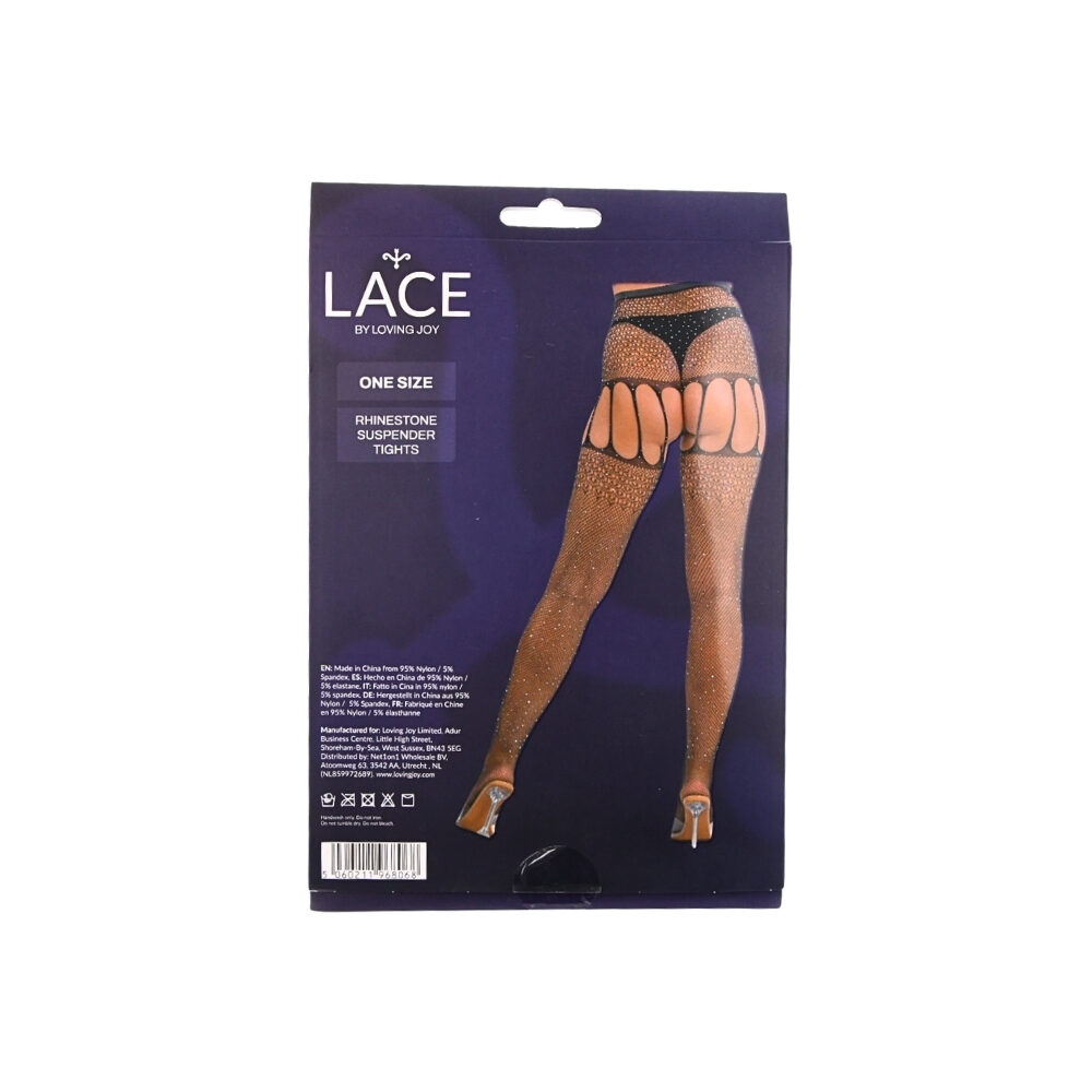 n12908-lace-by-lj-rhinestone-suspender-tights-black-pkg-bk n12908 lace by lj rhinestone suspender tights black pkg bk