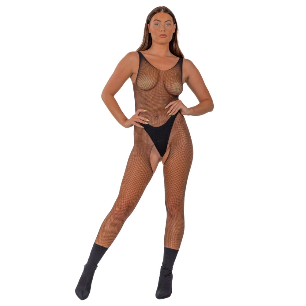 n12921-lace-by-lj-fishnet-crotchless-bodystocking-black-1 n12921 lace by lj fishnet crotchless bodystocking black 1