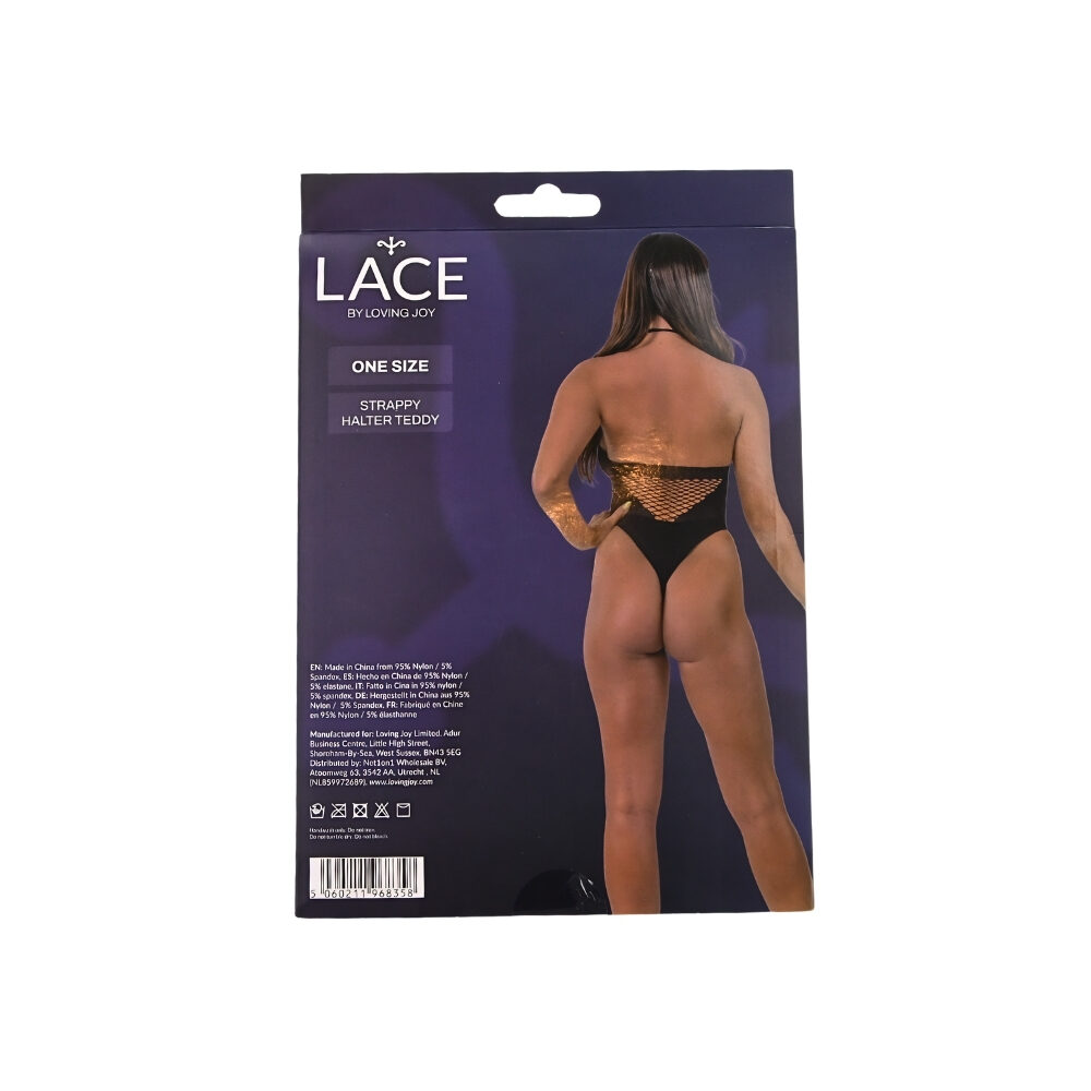 n12925-lace-by-lj-strappy-halter-teddy-pkg-bk n12925 lace by lj strappy halter teddy pkg bk