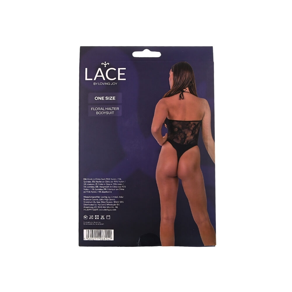 n12927-lace-by-lj-floral-halter-bodysuit-black-pkg-bk n12927 lace by lj floral halter bodysuit black pkg bk