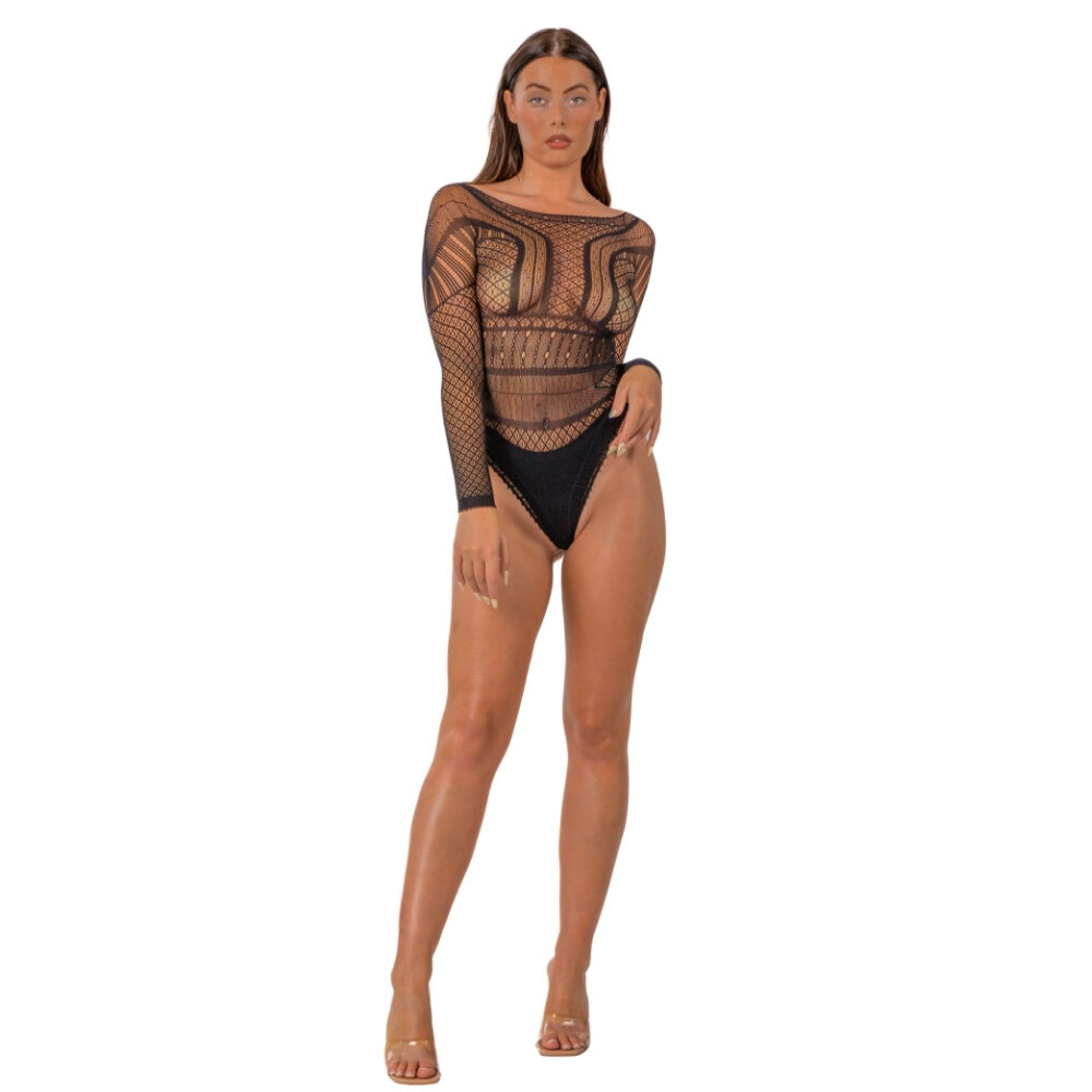 n12929-lace-by-lj-seamless-lace-longsleeved-bodysuit-black-1 n12929 lace by lj seamless lace longsleeved bodysuit black 1