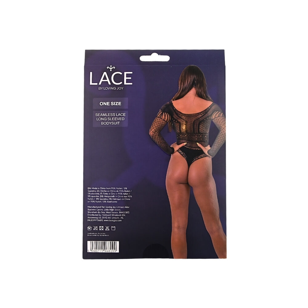 n12929-lace-by-lj-seamless-lace-longsleeved-bodysuit-black-pkg-bk n12929 lace by lj seamless lace longsleeved bodysuit black pkg bk