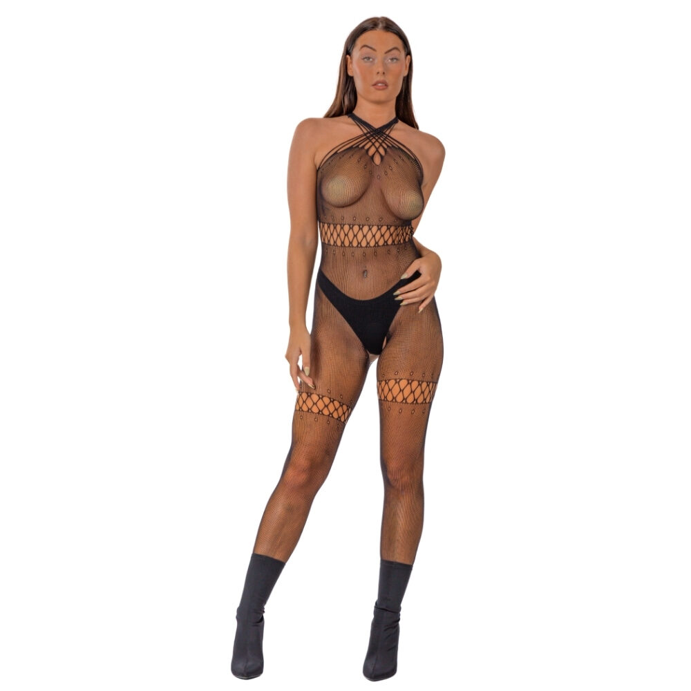 n12947-lace-by-lj-crossover-neck-crotchless-bodystocking-1 n12947 lace by lj crossover neck crotchless bodystocking 1