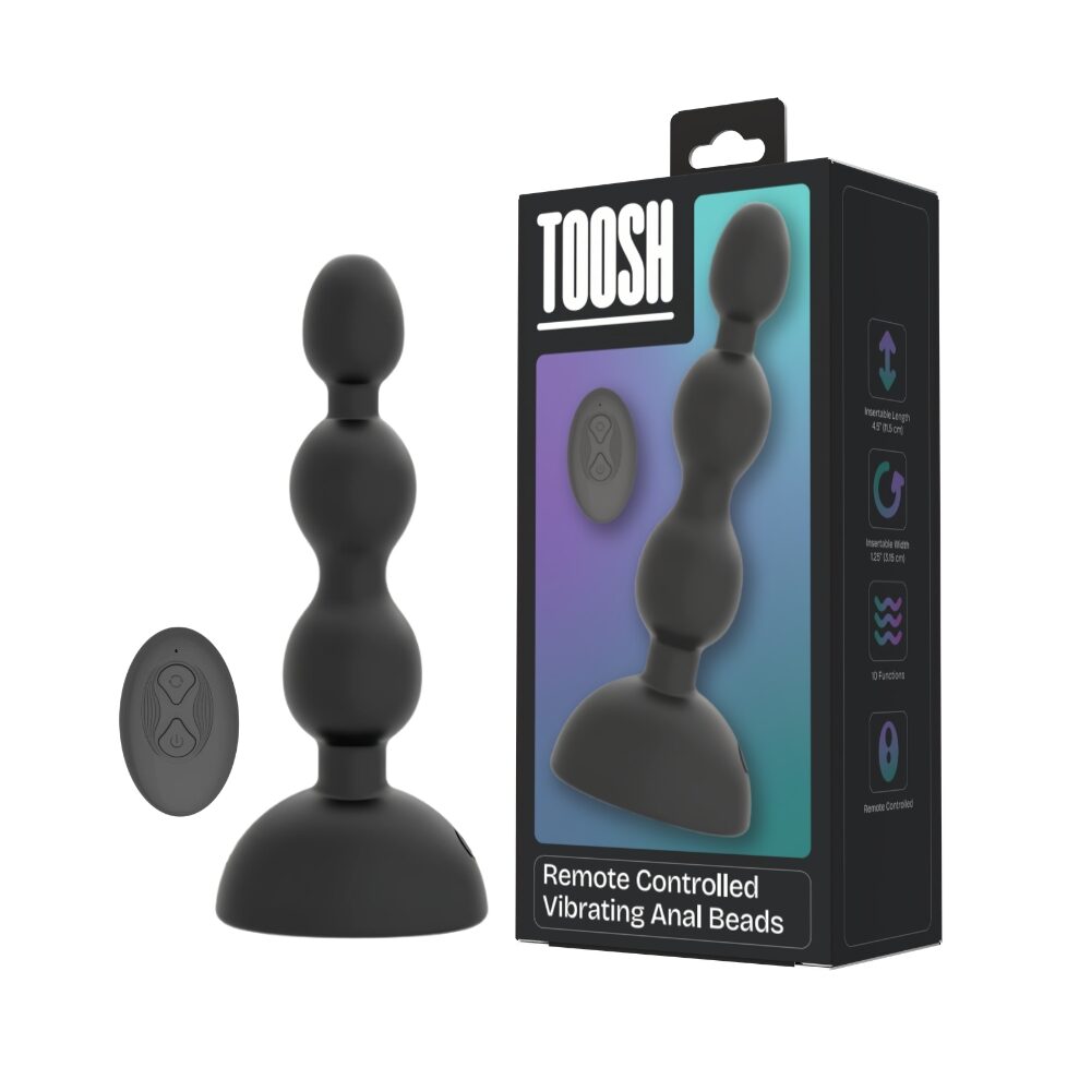 n12953-toosh-remote-controlled-vibrating-anal-beads n12953 toosh remote controlled vibrating anal beads