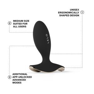 LELO Surfer 2 Unisex Anal Vibrating Plug Cyber Purple 8 n13045 lelo surfer2 unisex anal vibrating plug black 7