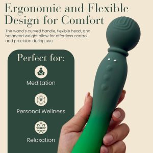 MYLO 3-in-1 Body Wand Massager Earth 5 n13050 mylo 3 in 1 body wand massager earth 1
