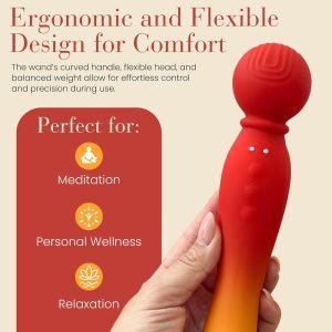 MYLO 3-in-1 Body Wand Massager Fire 3 n13051 mylo 3 in 1 body wand massager fire 1