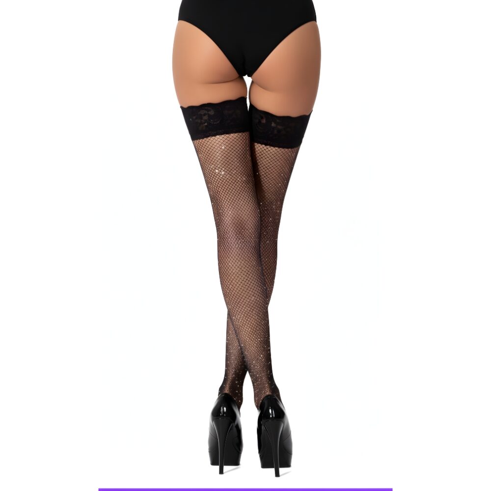 ns8119-lace-by-lj-fishnet-thigh-high-stockings-with-rhinestones-black-2 ns8119 lace by lj fishnet thigh high stockings with rhinestones black 2
