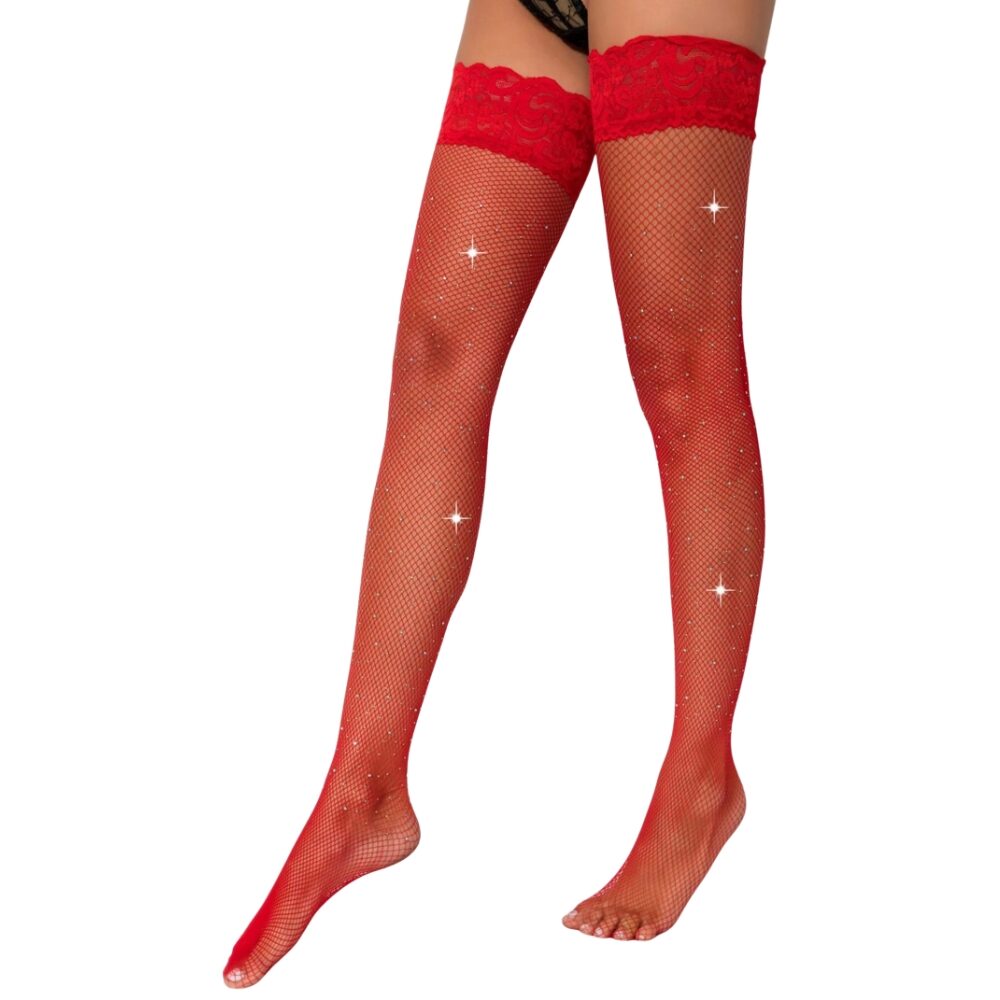 ns8120-lace-by-lj-fishnet-thigh-high-stockings-with-rhinestones-red-6 ns8120 lace by lj fishnet thigh high stockings with rhinestones red 6